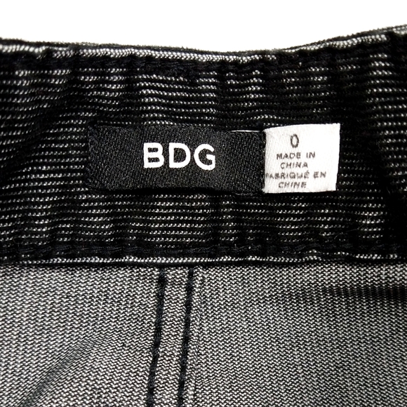 BDG Corduroy A-Line Button Front Skirt in Gray Size 0 - Picture 7 of 7